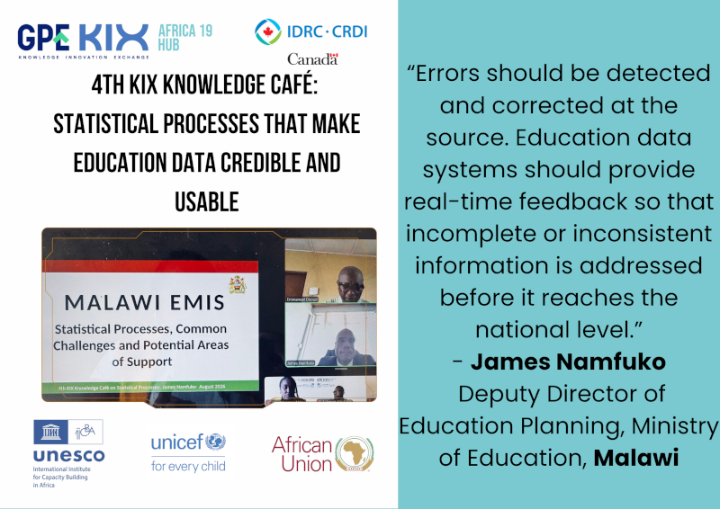 4th KIX Knowledge Café Traces the Journey from Education Data to Policy Decisions